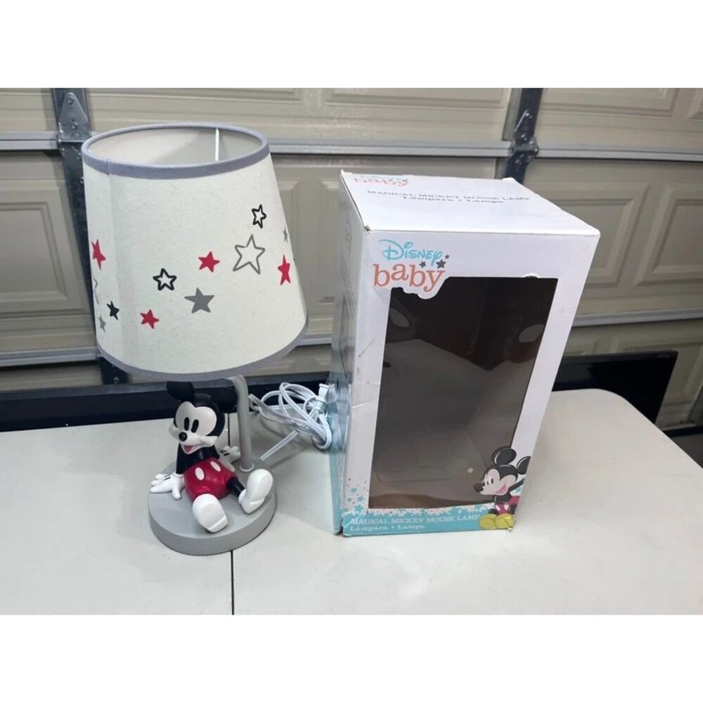 Disney Baby Mickey Mouse Magical Table Lamp w/ Original Box